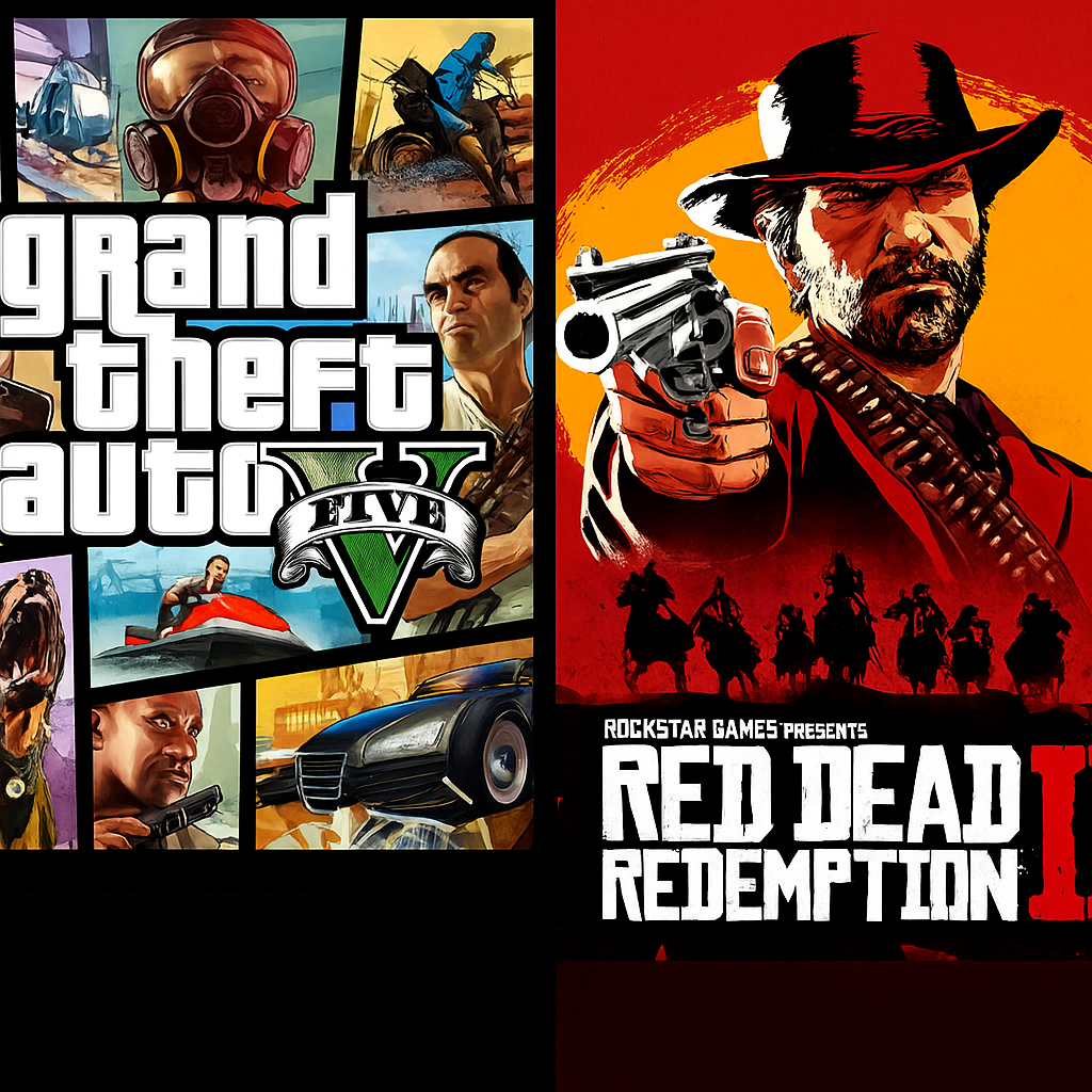 GTA V + Red Dead Redemption 2 (Steam offline)